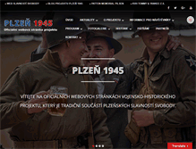 Tablet Screenshot of plzen1945.cz